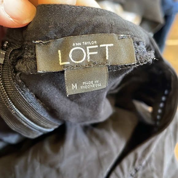 Loft Black Romper Size M - Picture 2 of 4